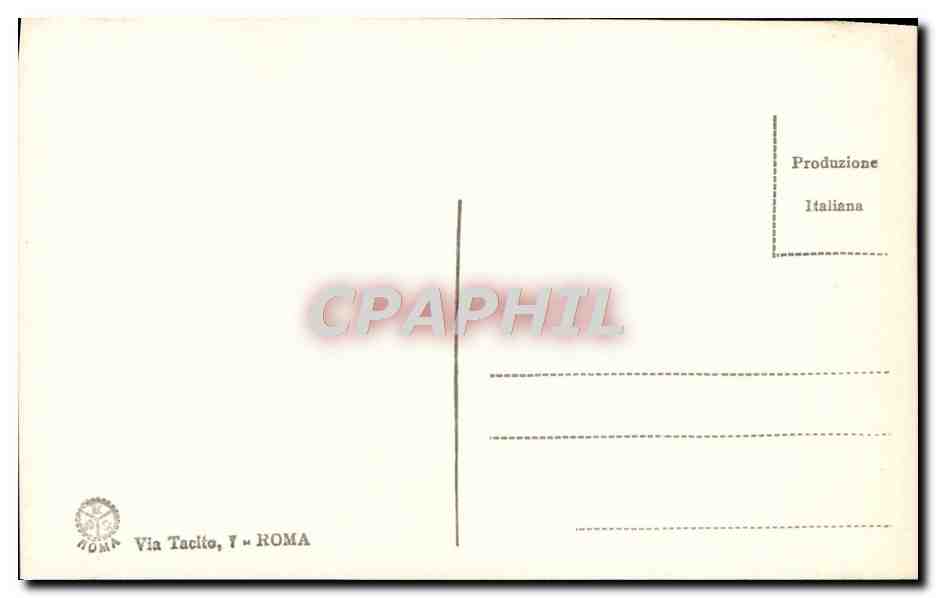 CPA Roma Vaticano Loggie di Raffaello  — Rückseite