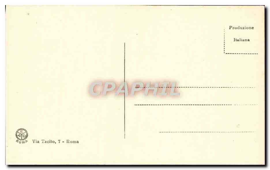 CPA Vaticano Logge Di Raffaello Adama ed Eva  — Rückseite