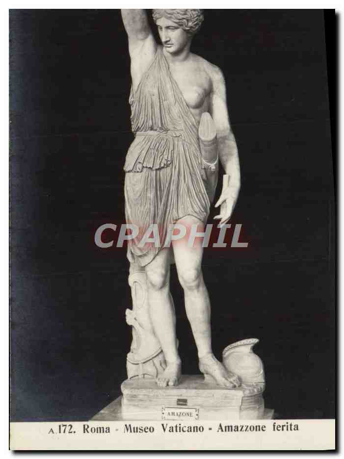 CPA Roma Museo Vaticano Amazzone Ferita