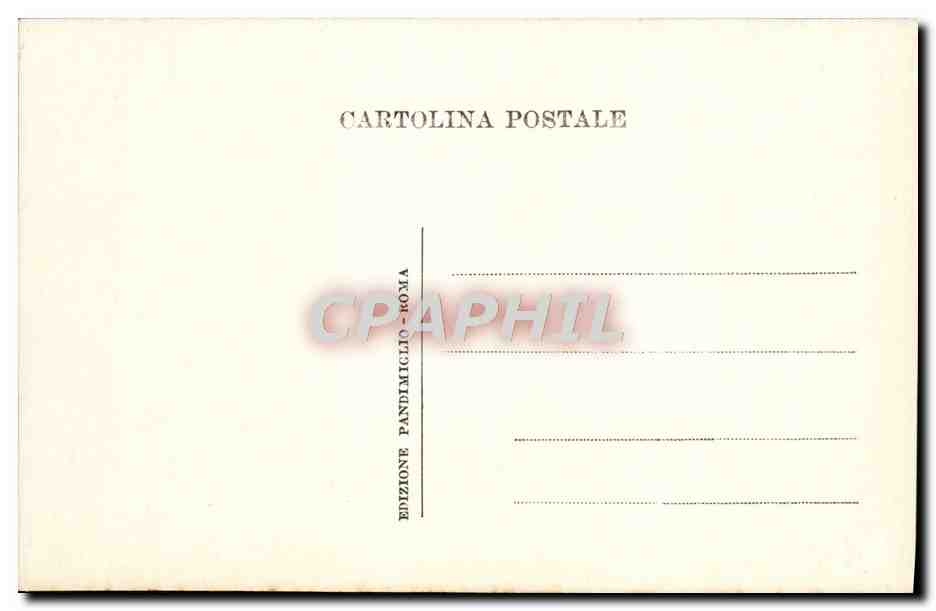CPA Roma Museo Vaticano Amazzone Ferita — Rückseite