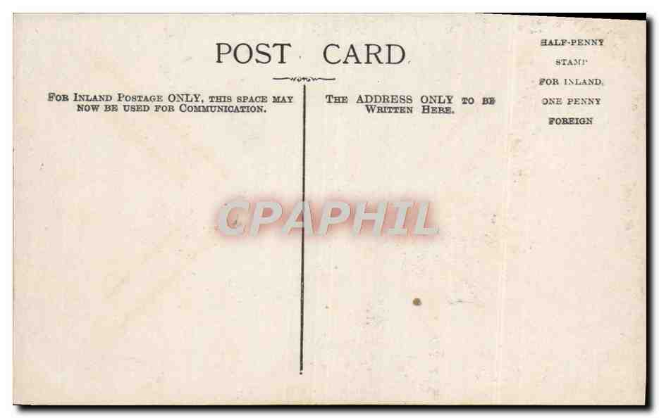 CARTE PHOTO Nirdermere 1907 — Verso