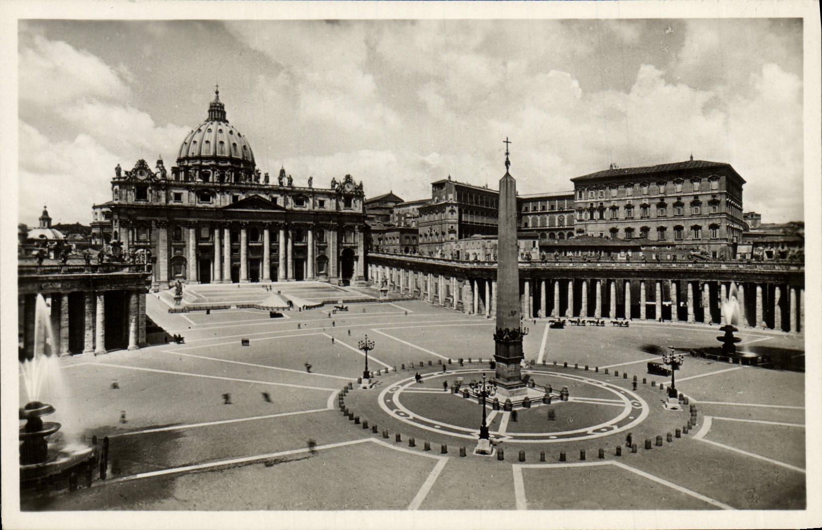 CPA Citta Del Vaticano Plazza E Basilica Di S Pietro