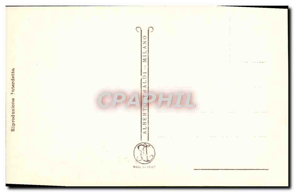CPA Roma Chiostro Di S Paolo — Rückseite