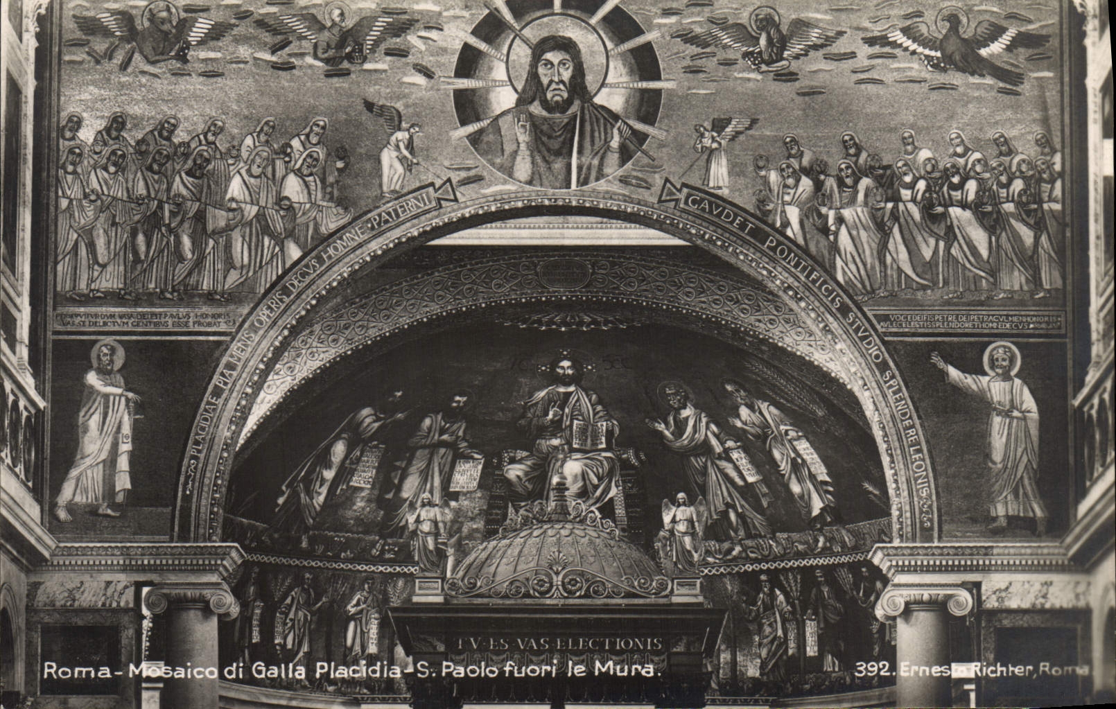 CPA Roma Mosaico Di Galla Placidia S Paolo Fuori Le Mura