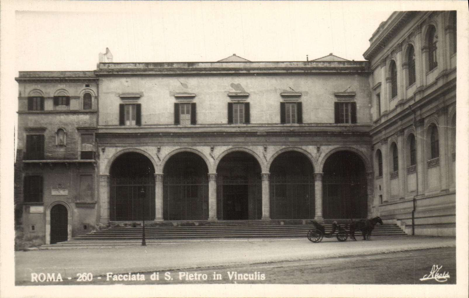 CPA Roma Facciata Di S Pirteo In Vinculis