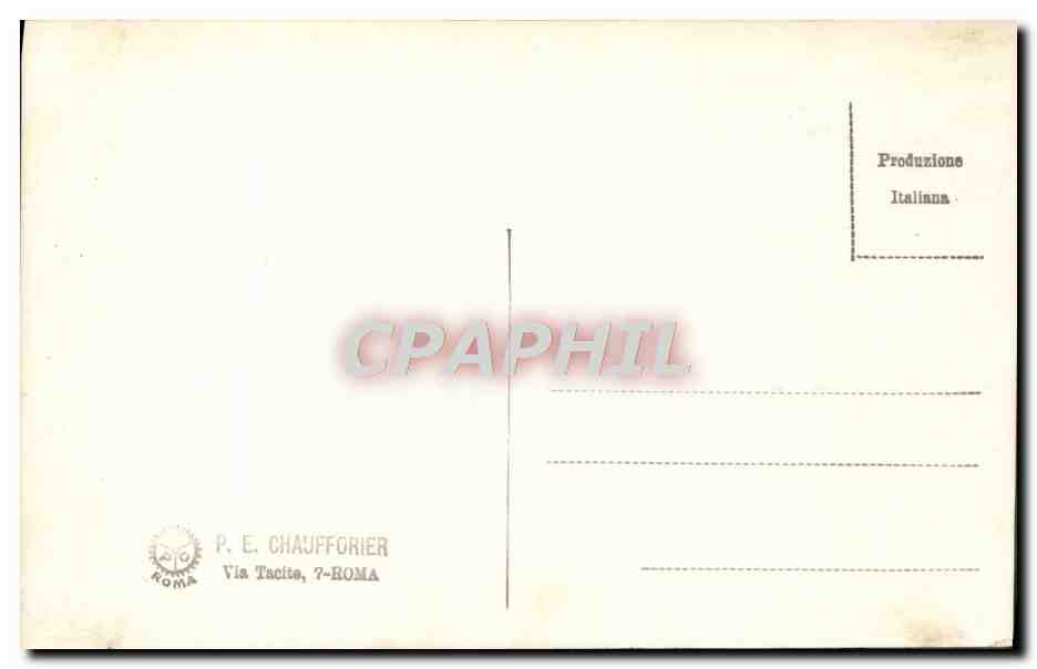 CPA Roma Chiera Di S Susanna — Rückseite