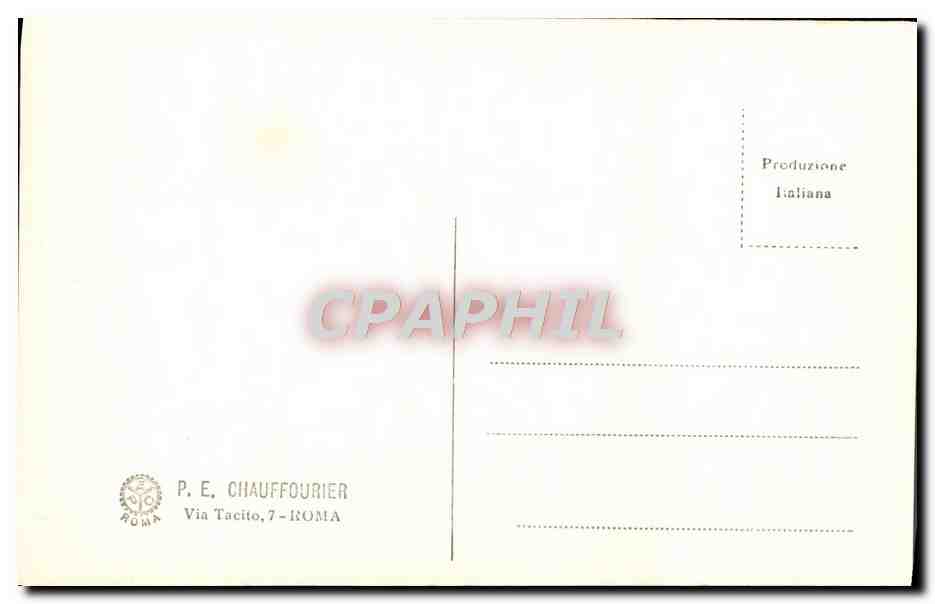 CPA Roma Chiesa di S M in Aracoeli — Rückseite