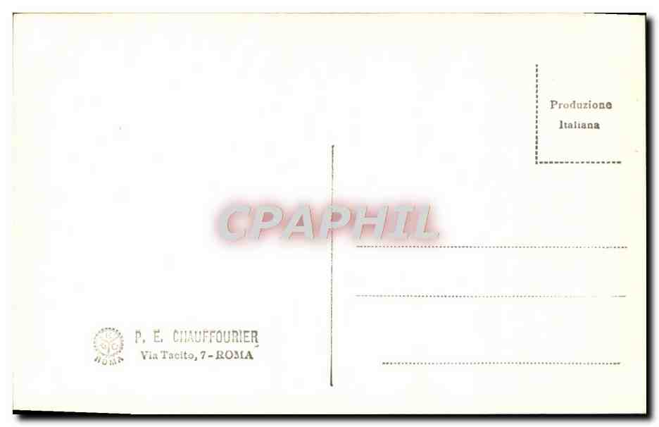 CPA Roma Chiesa Di S Gregorio Al Monte Celio — Verso