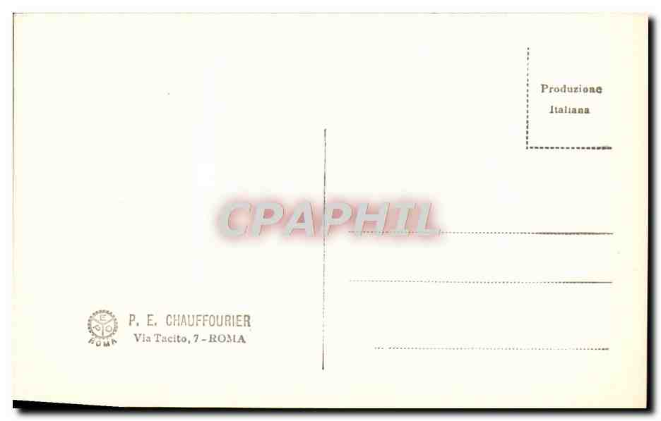 CPA Roma Chiesa Di S Maria Dommica  — Rückseite