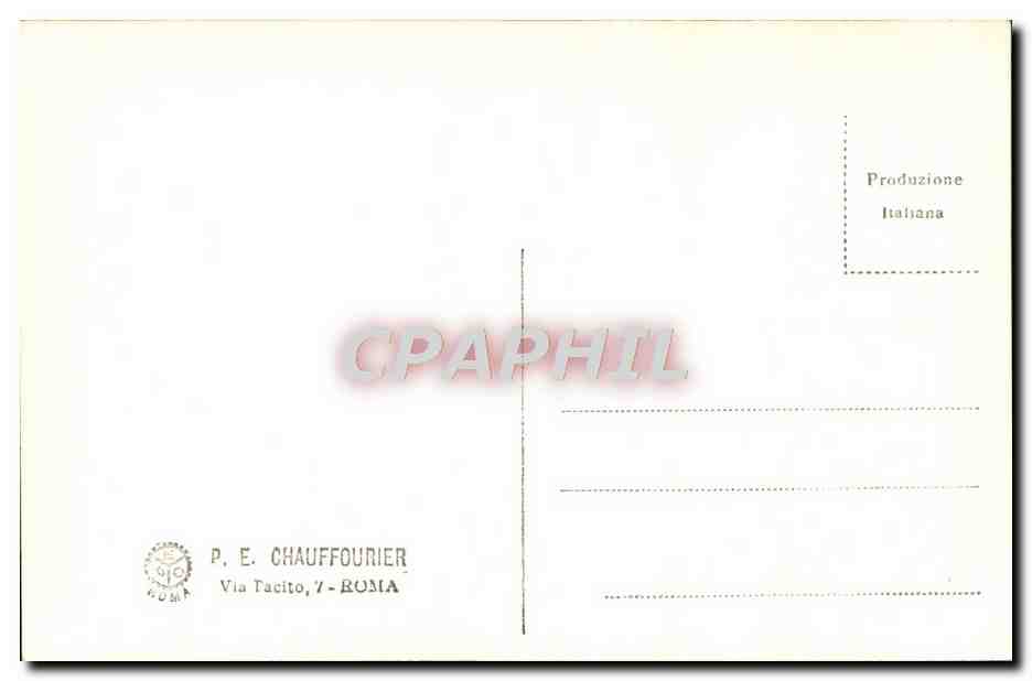 CPA Roma Chiesa Di S Giorgio in Velabro — Rückseite