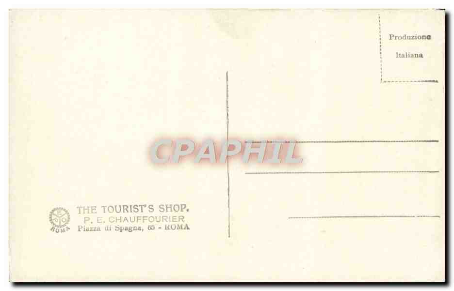 CPA Roma App Borgia S Susanna — Rückseite