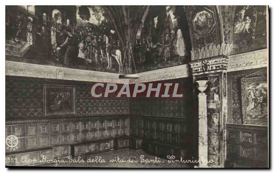 CPA Roma App Borgia Sala Della Vita Dei Santi