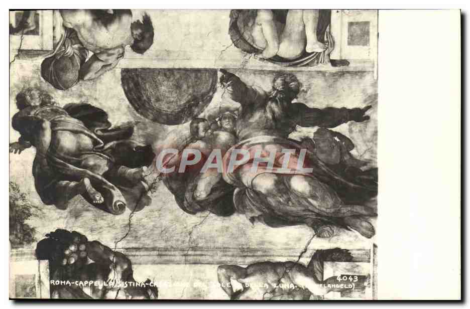 CPA Roma Cappella Sistina Michelangelo