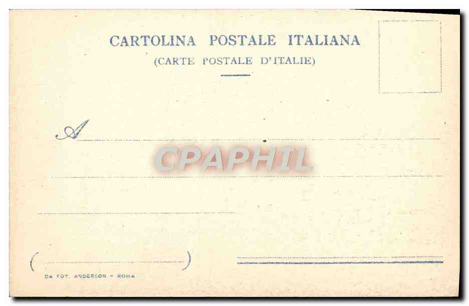 CPA Roma Via Appia Tomba di Cecilia Metella — Rückseite