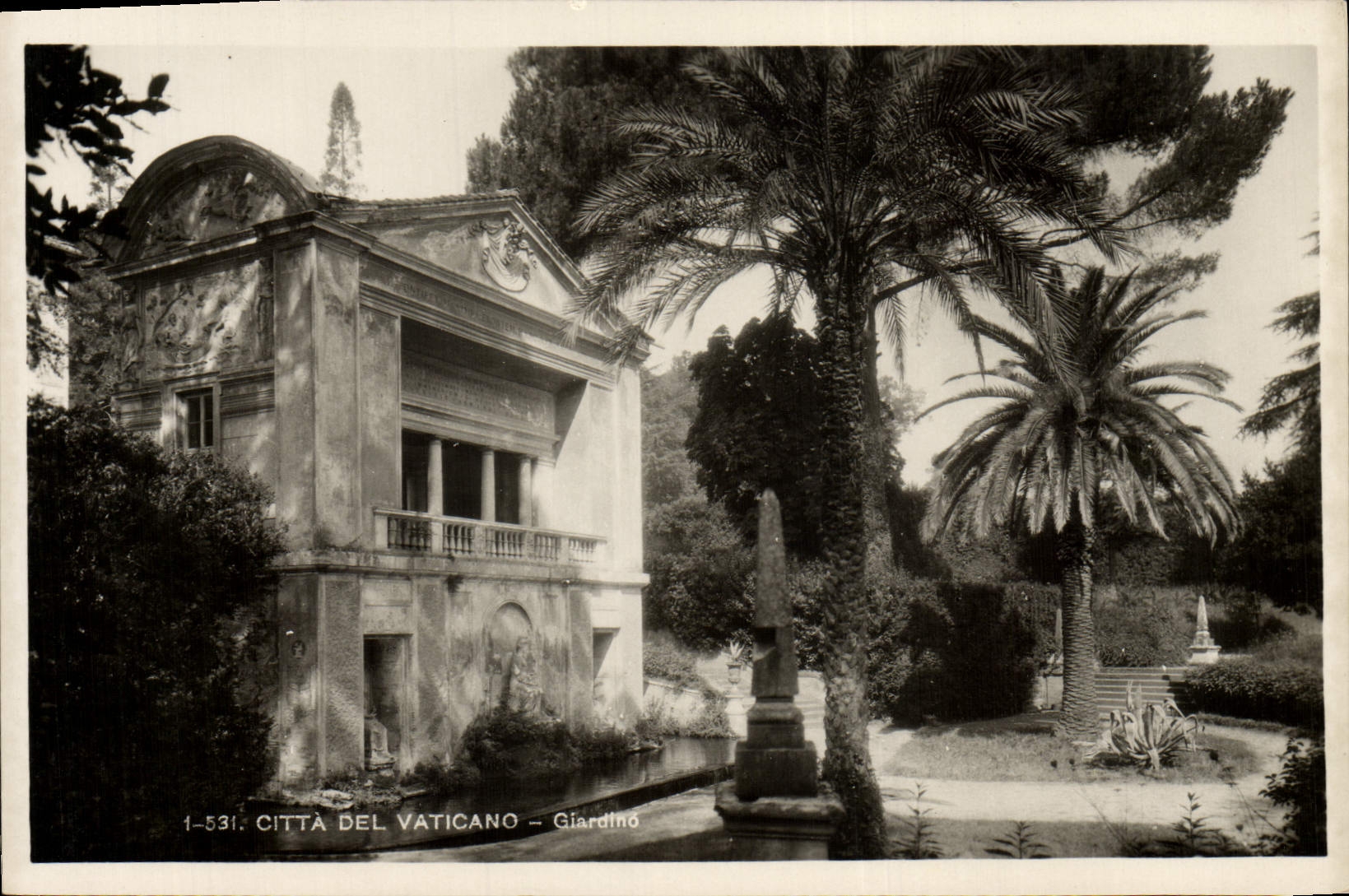 CPA Roma Citta del Vaticano Giardino
