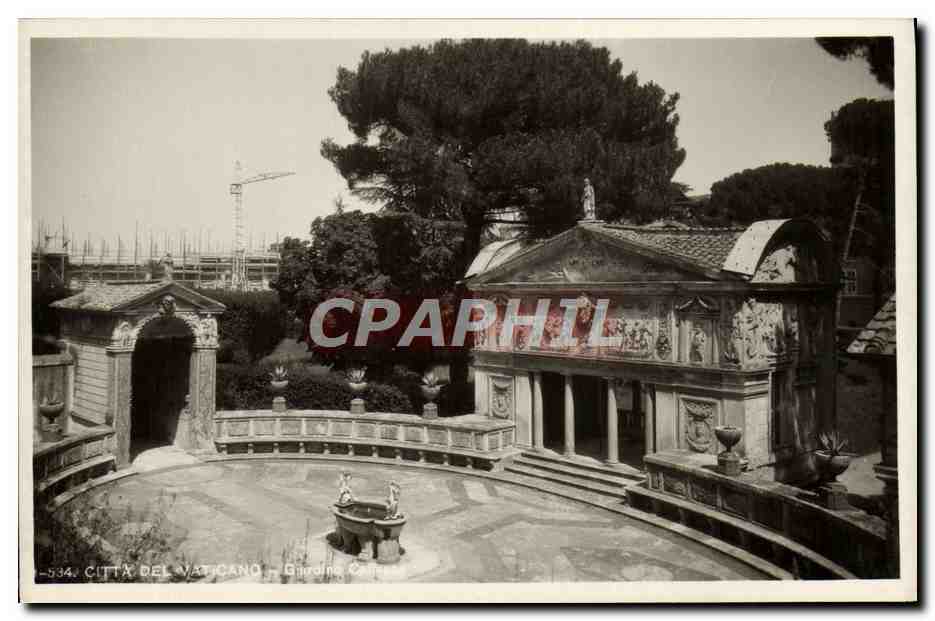 CPA Roma Citta del Vaticano Giardino