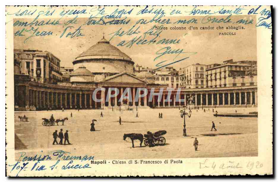 CPA Napoli Chiesa di Francesco di Paola