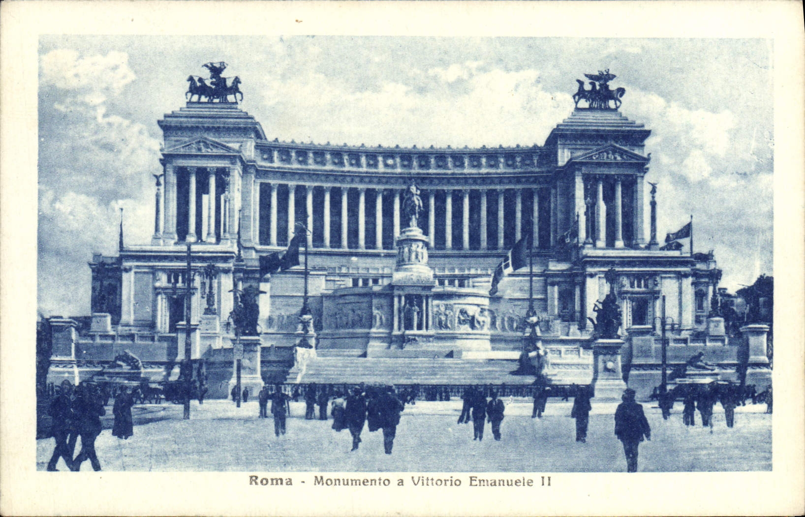 CPA Roma Monumento a Vittorio Emanuele II