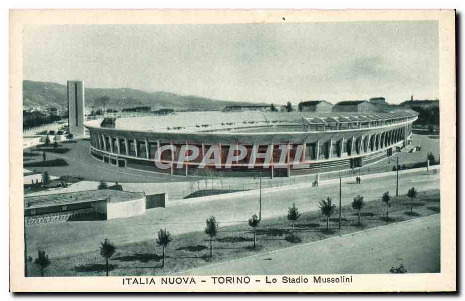 CPA Torino Lo Stadio Mussolini Stade Pastiglie Valda