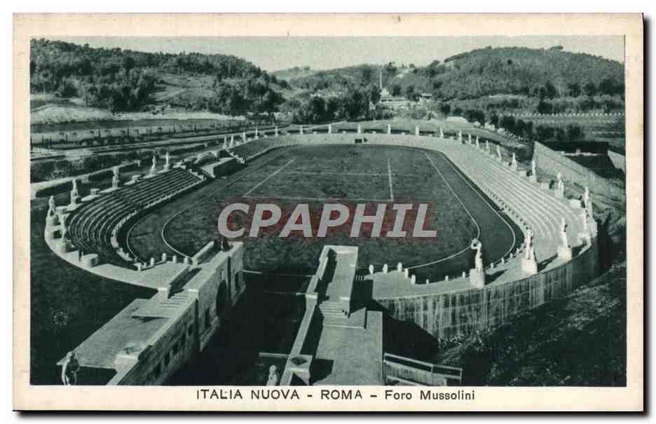 CPA Roma Foro Mussolini Pastiglie Valda Stade