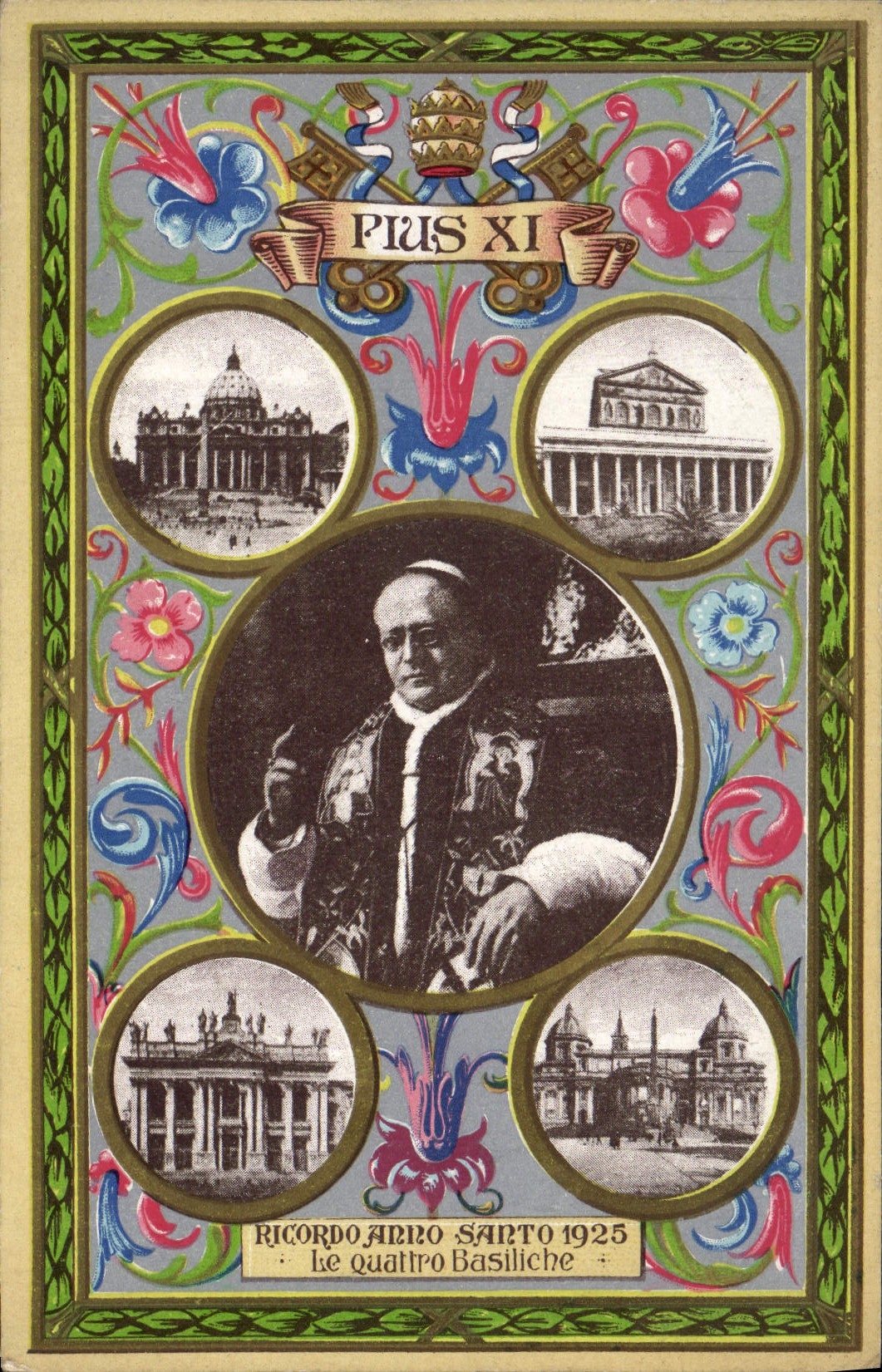 CPA Ricordo Anno Santo 1925 Pius XI
