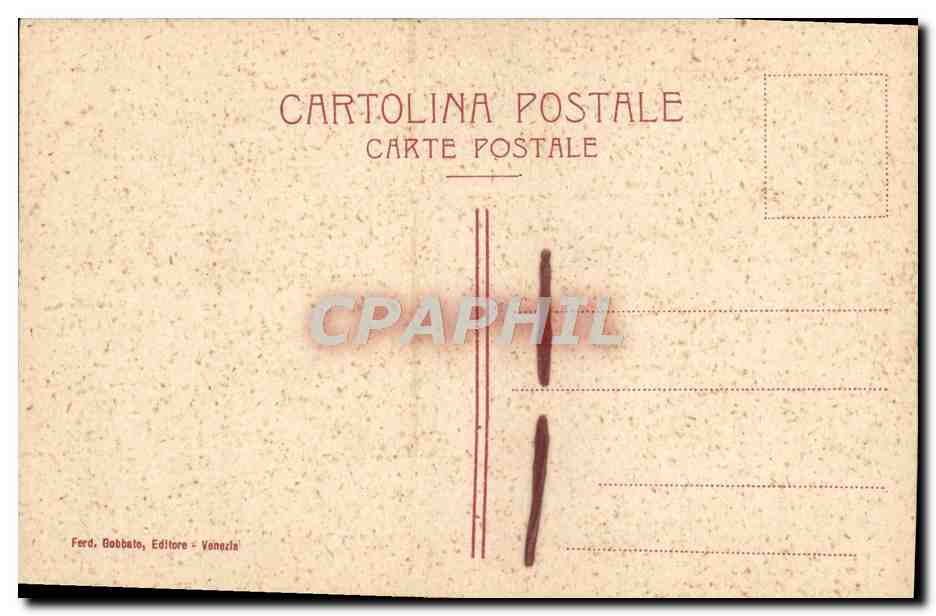 CPA Venezia Isola S Giorgio — Rückseite