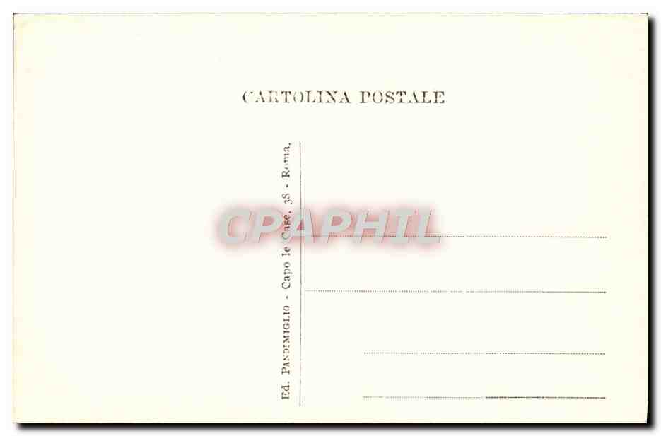 CPA Roma Interno della Scala Santa — Rückseite