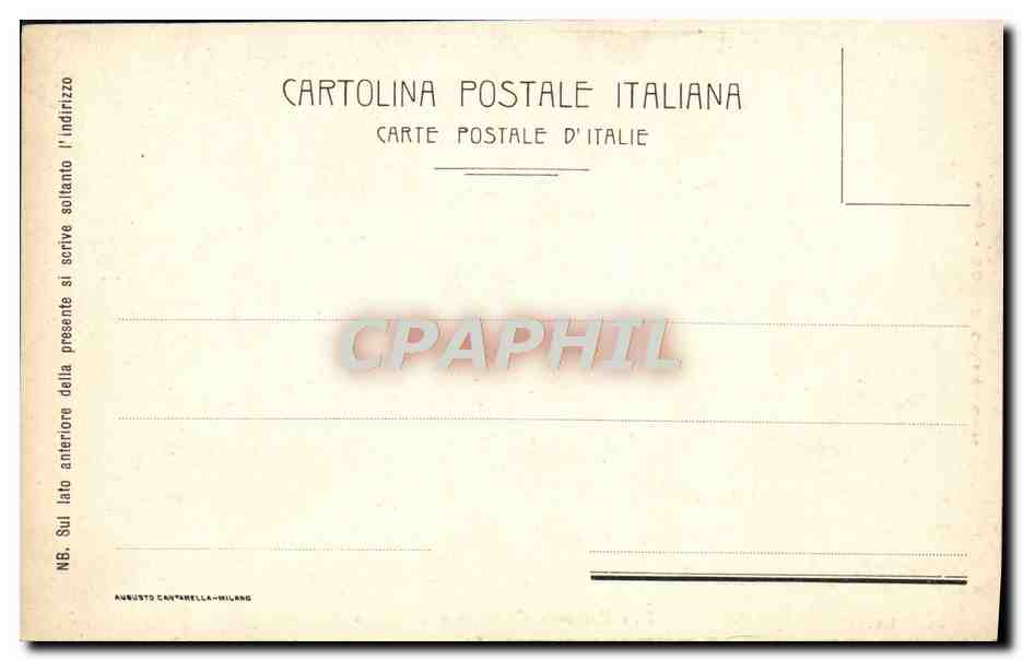CPA Roma San Pietro Obelisco e Fontana — Rückseite