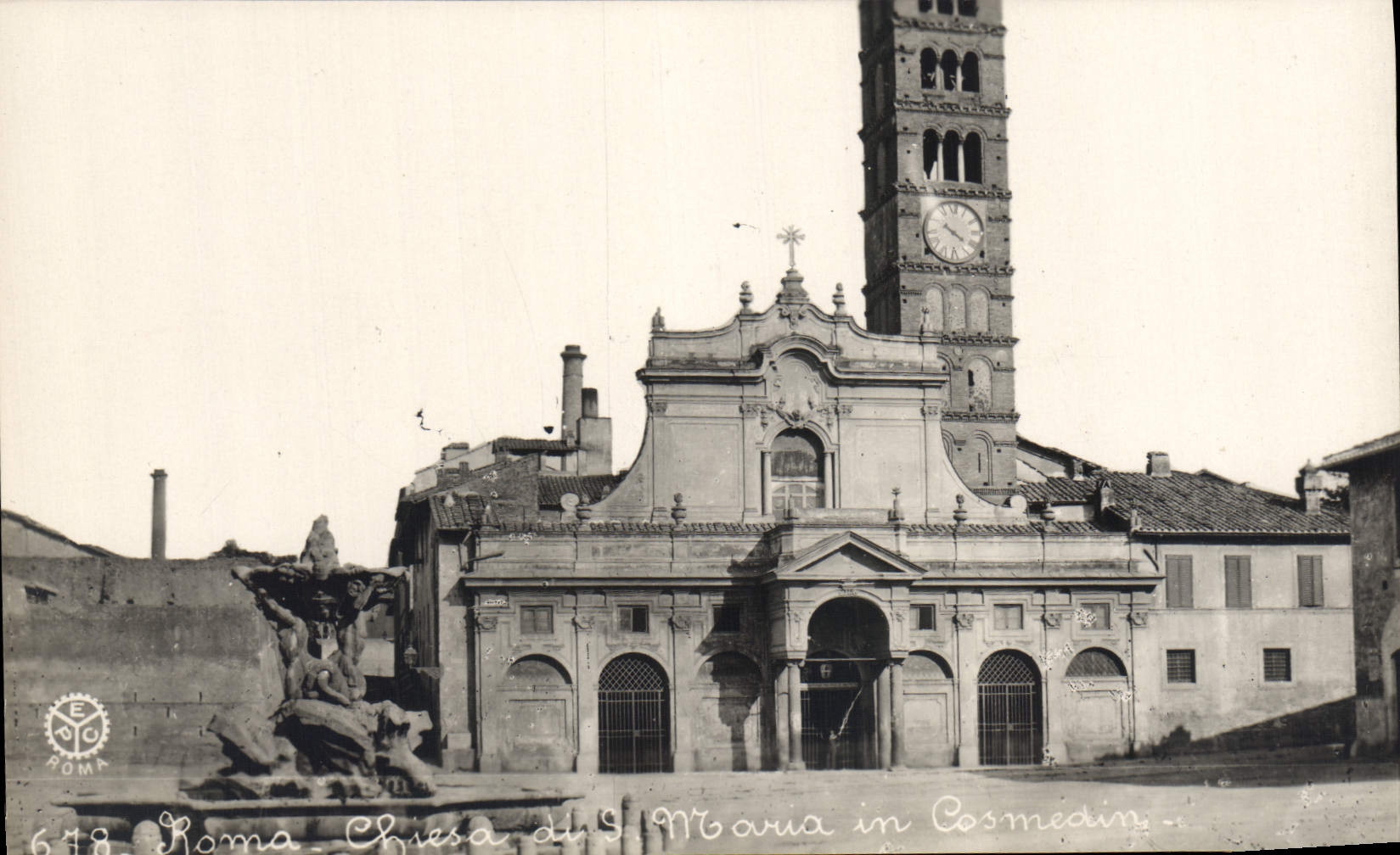 CPA Roma Chiesa di s maria in Cosmedin