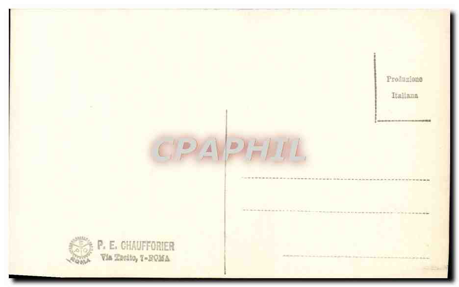 CPA Roma Chiesa di s maria in Cosmedin — Rückseite
