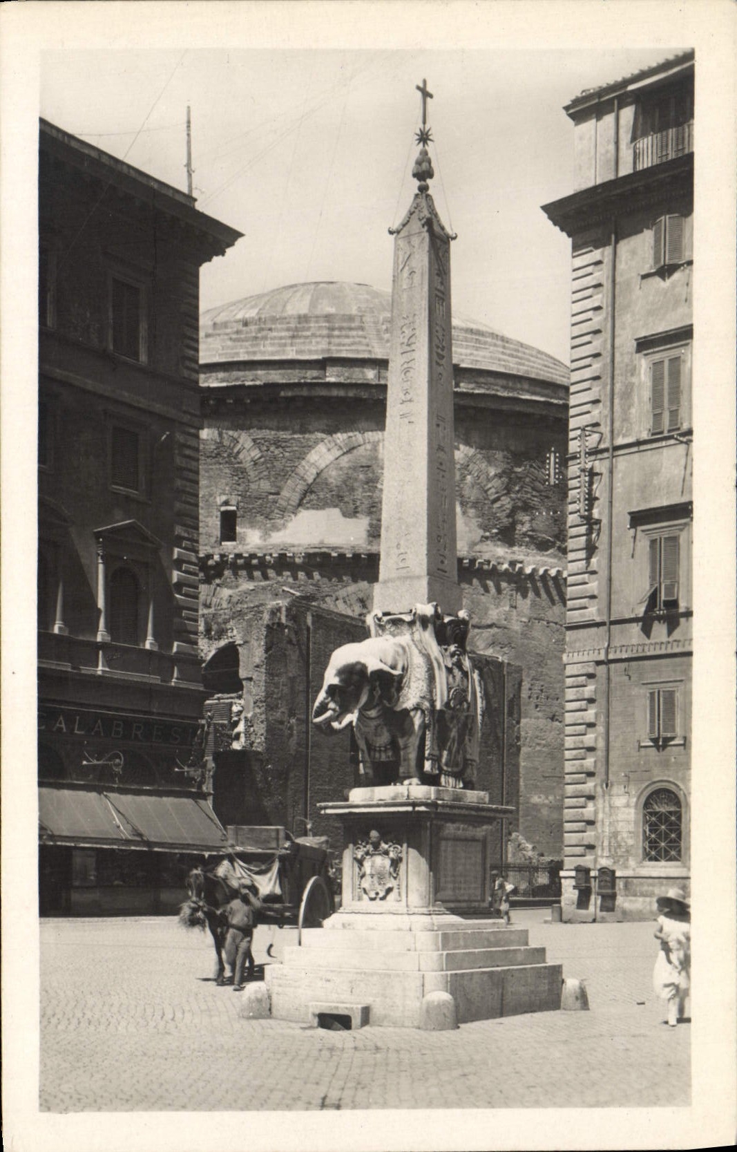 CPA Roma Piazza Della Minerva Elephant 