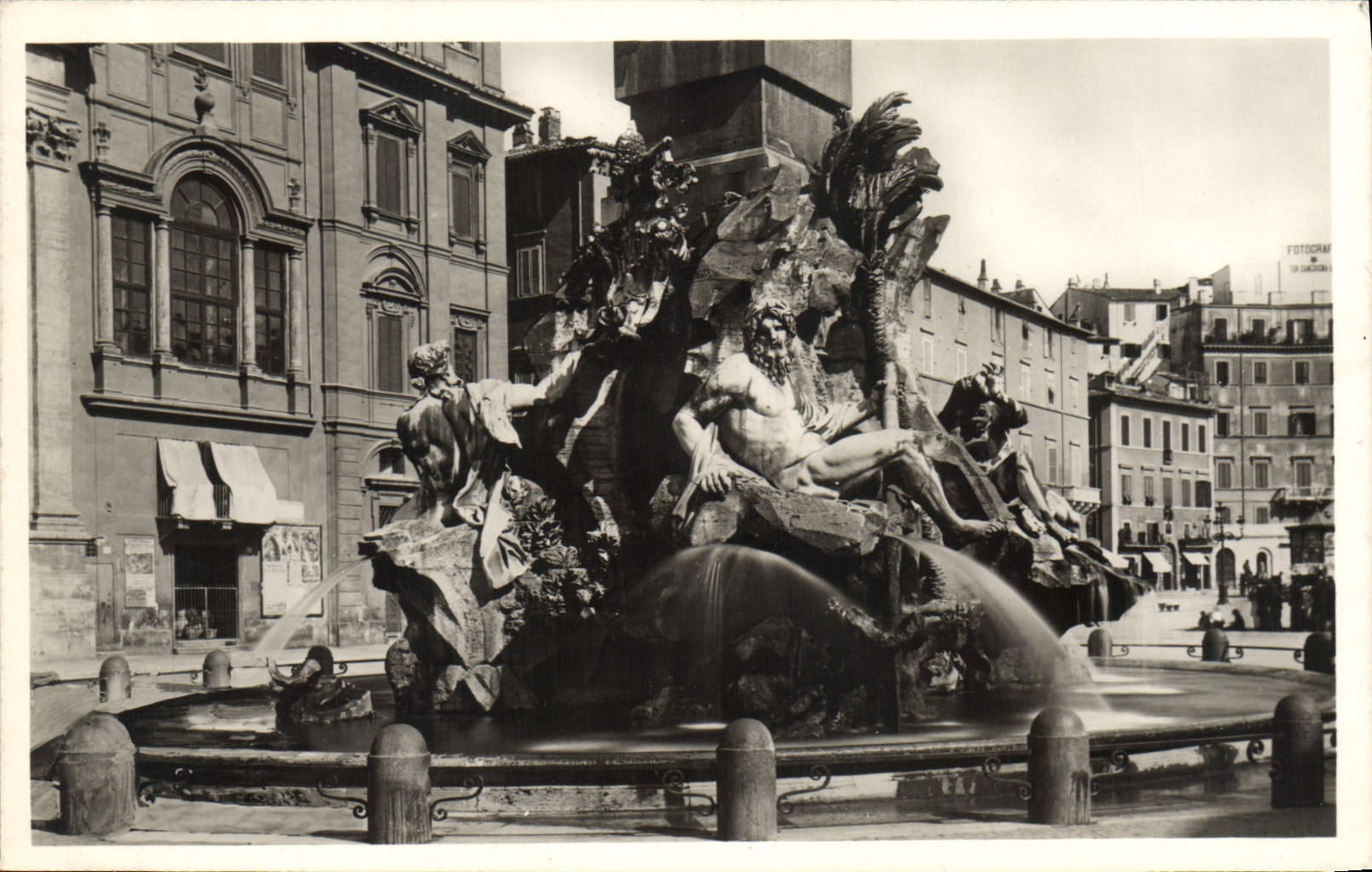 CPA Roma Fontana Dei 4 Fiumi Piazza Navona 