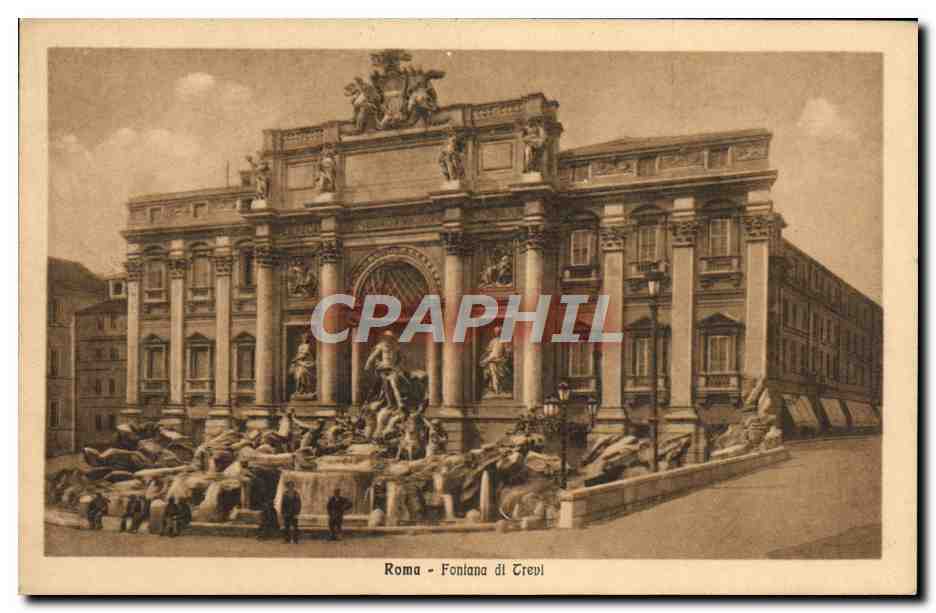 CPA Roma Fontana Di Trevi