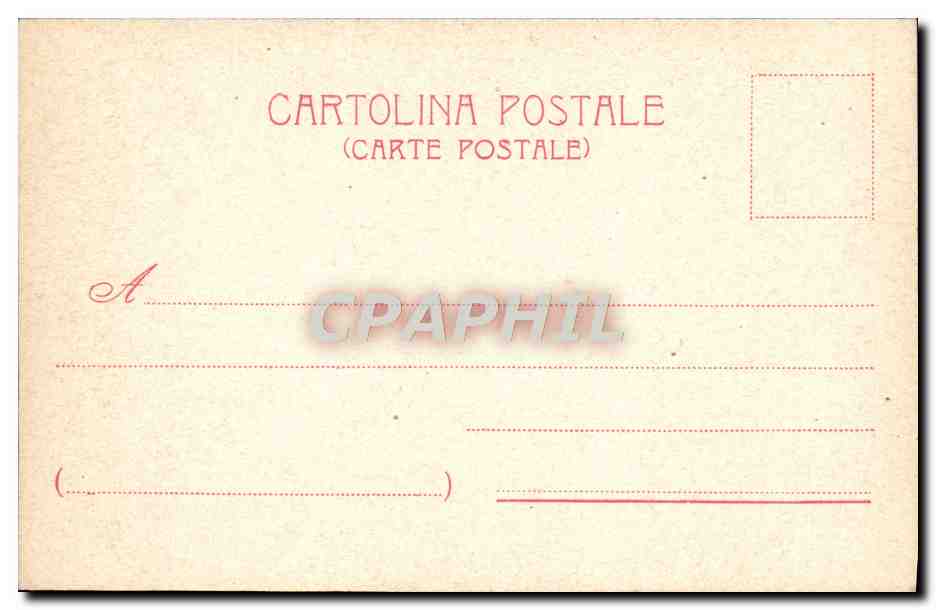 CPA Roma Platino Avanzi dei Loggiati di settimio Severo — Rückseite
