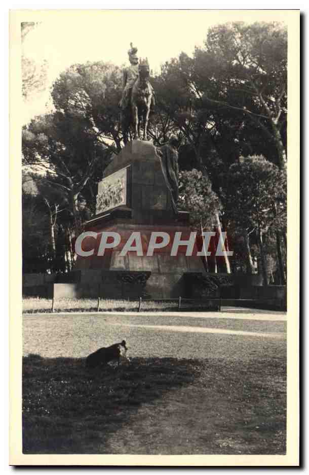 CPA Roma Statue Cavalier 