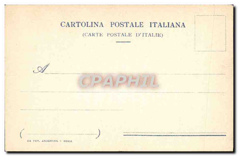 CPA Roma Palazzo Reale Quirinale — Rückseite