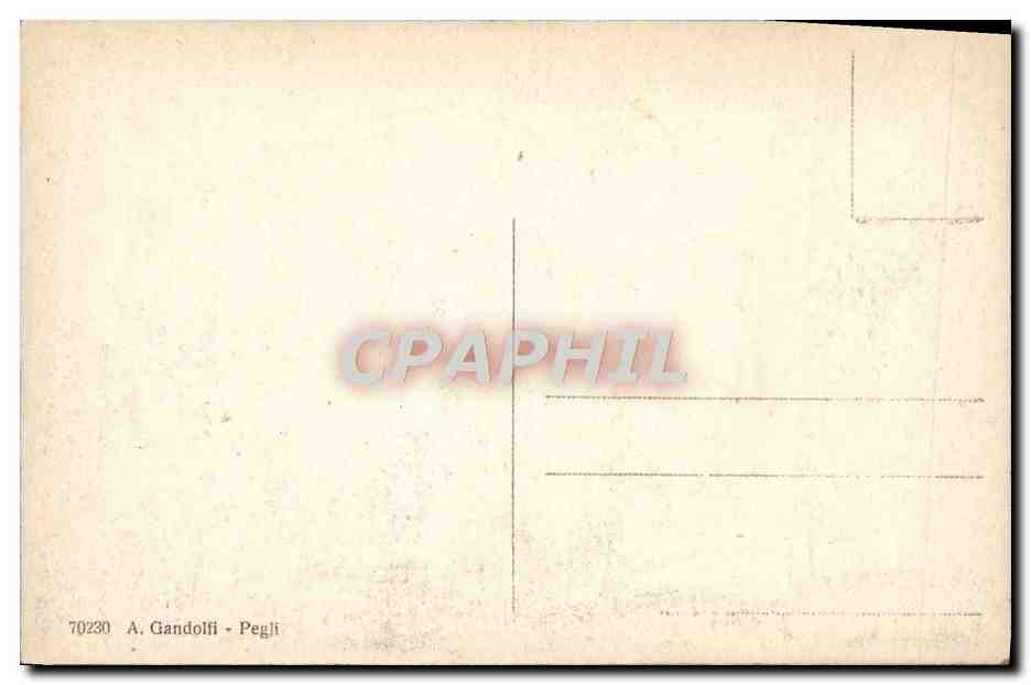 CPA Pegli Villa Pallovicini Templo di diana — Rückseite