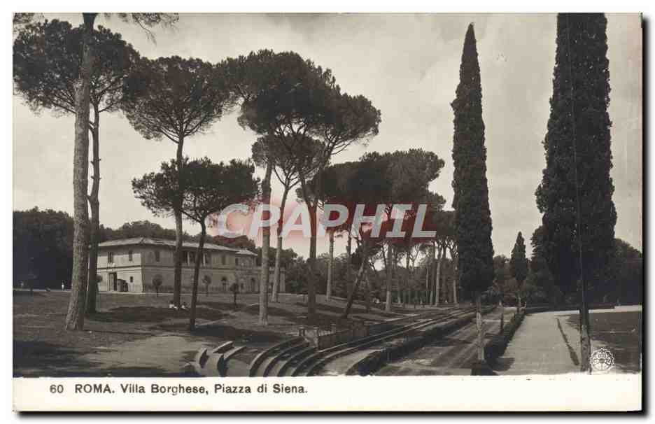 CPA Roma Villa Borghese Piazza Di Siena
