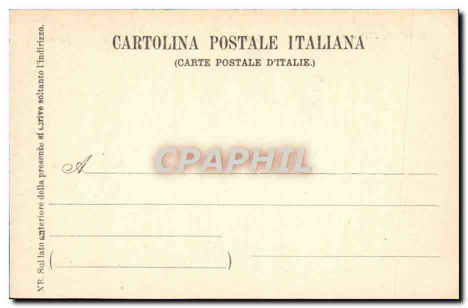 CPA Roma Tempio di Nettuno — Rückseite