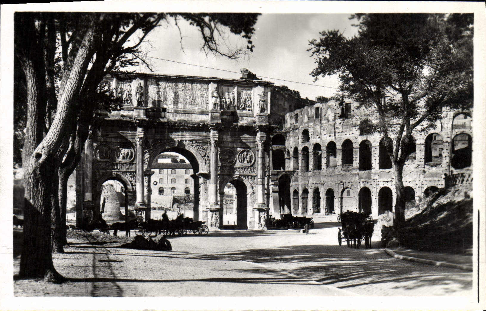CPA Roma Arco di Costantino e Colosseo