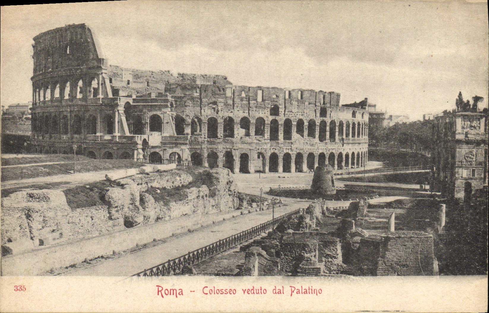 CPA Roma Colosseo Veduto dal Palatino