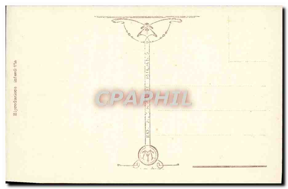 CPA Roma La Lupa Capitolina Loup — Rückseite