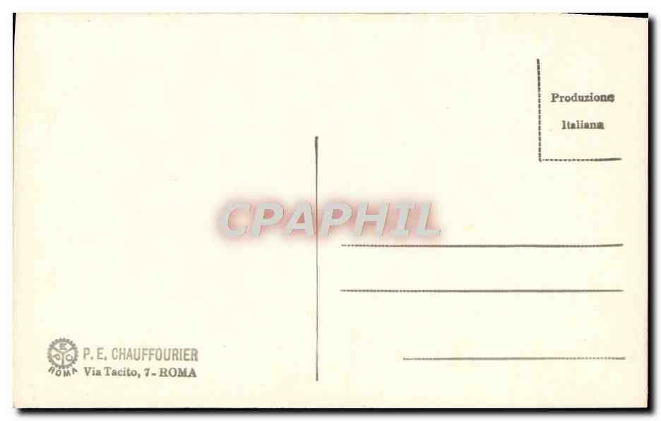 CPA Roma Panorama dal Campidoglio  — Rückseite