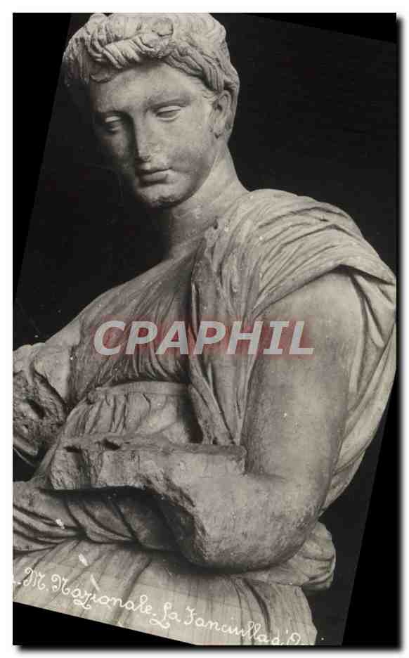 CPA Roma Museo Nazionale La Fanculla d'Anzio