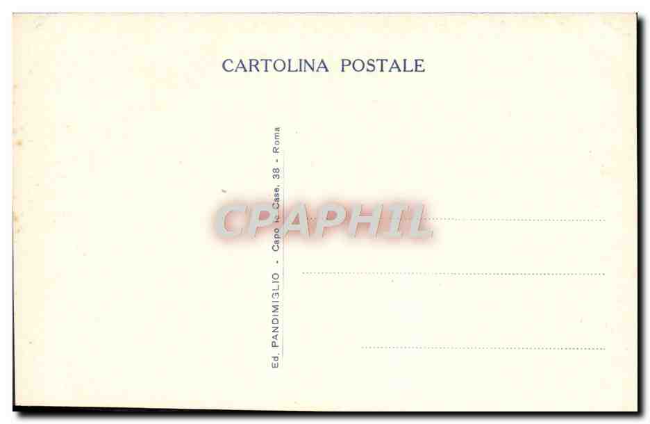 CPA Palazzo dei Conservatori Menade danzante — Rückseite