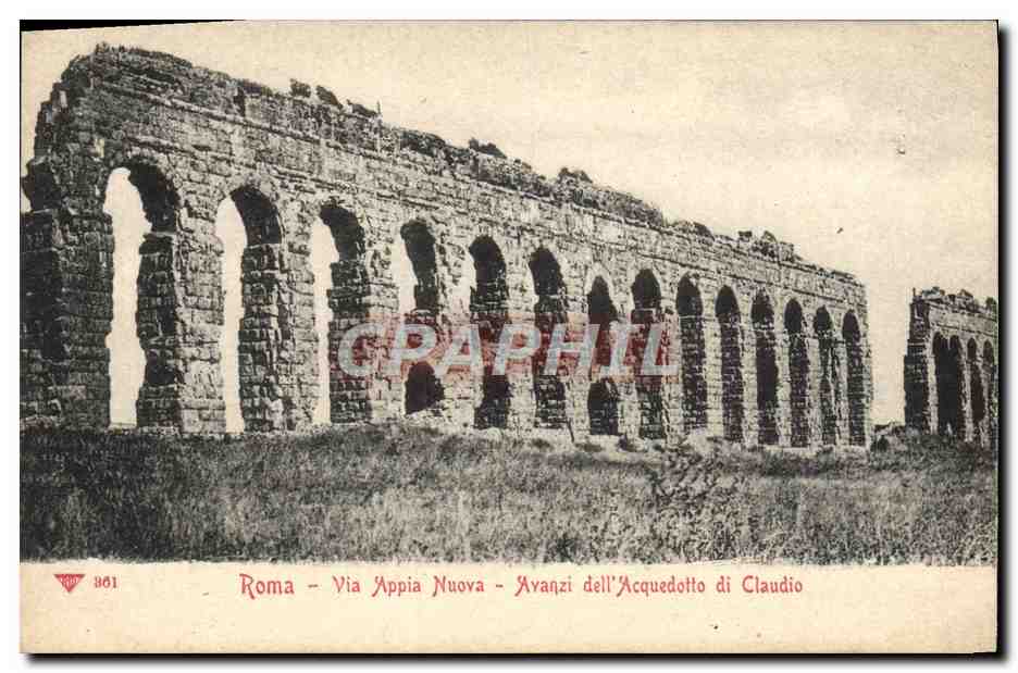 CPA Roma Via Appia Nuova dell Acquedotto di Claudio
