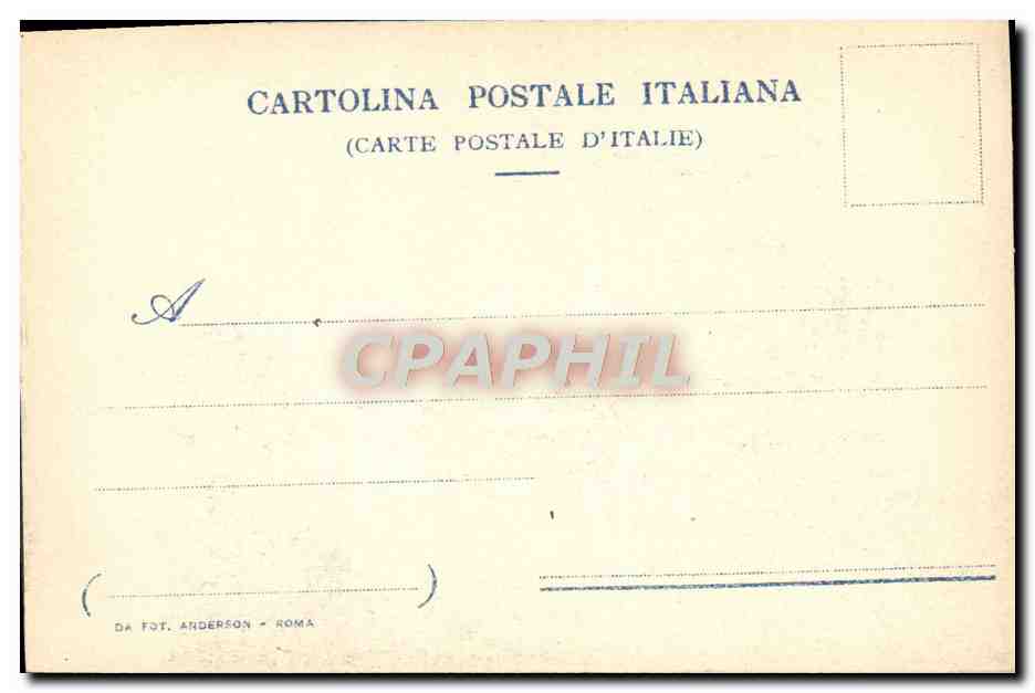CPA Roma Piramide Di Caio Cestio e Porta S Paolo — Rückseite