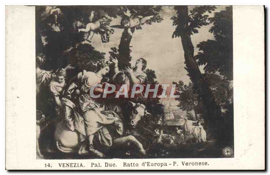 CPA Venezia Pal Duc Ratto D'Europa Pa Veronese