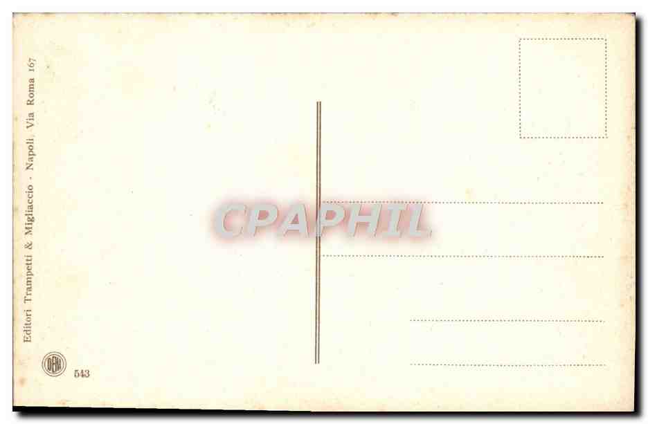 CPA Baia Il Capo Miseno veduto dal Castello — Rückseite