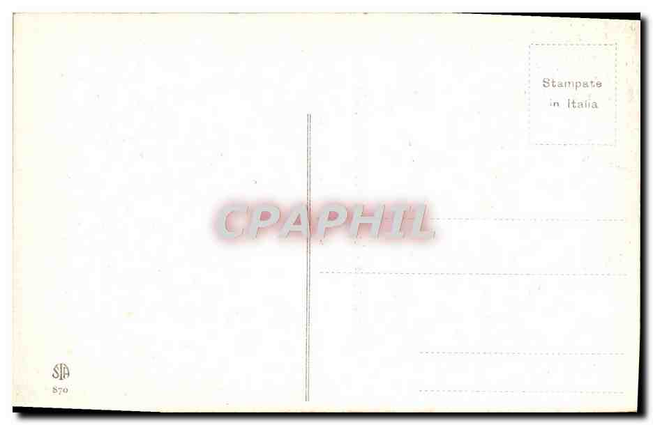 CPA Montecassino Lato Occidentale Della Badia — Rückseite